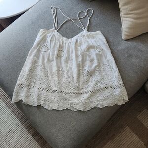 Zara White Lace Women’s Top